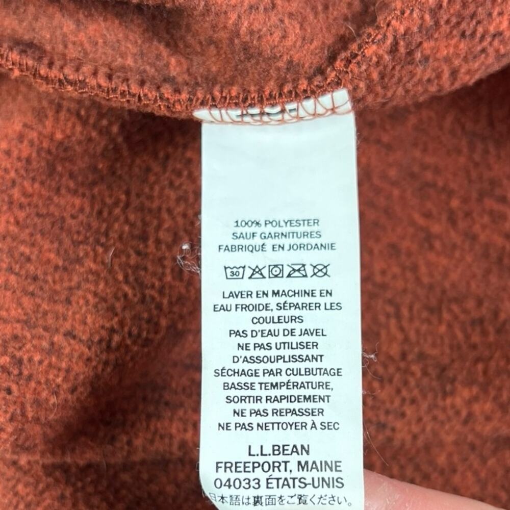 L.L. Bean Allagash Fleece Henley Pullover Size Medium - Picture 4 of 5
